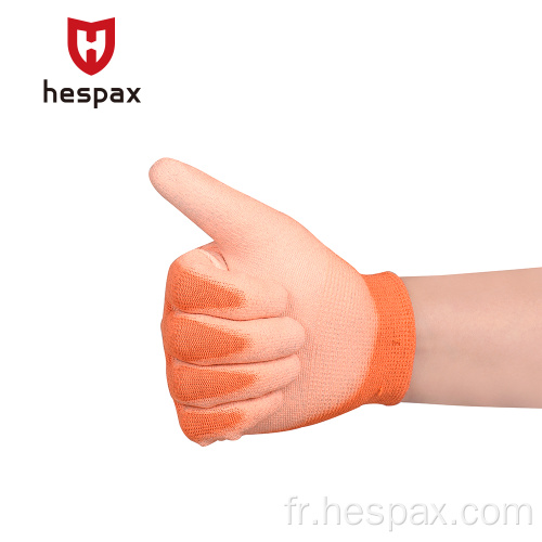 HESPAX 13G Sécurité en fibre de carbone Pu ESD Gants